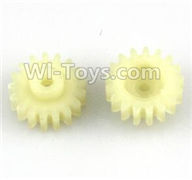 Wltoys A202 A212 A222 Parts-17T Gear(2pcs),Wltoys A202 A212 A222 1/24 Mini rc Drift Car Parts desert Off Road Buggy parts
